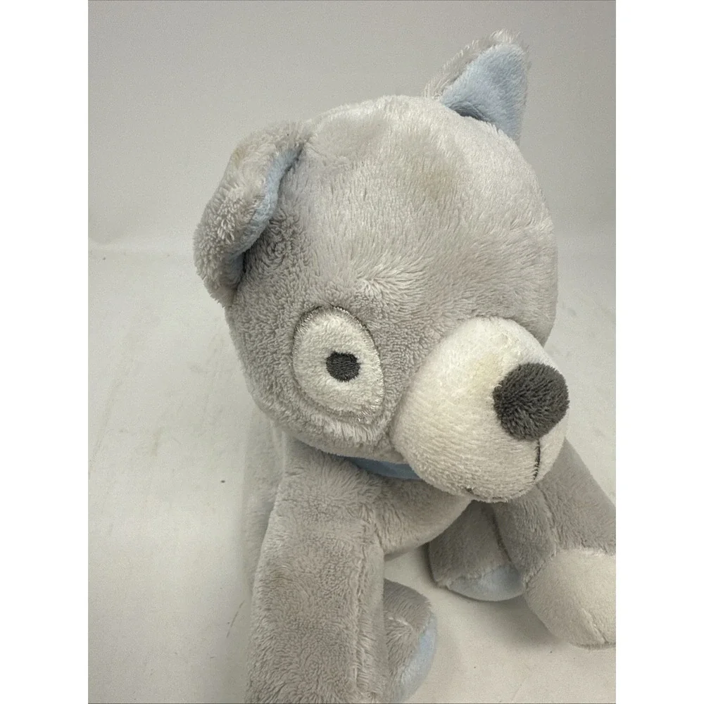 CARTER'S Just One You Dog Gray White PUPPY Wind Up Musical 8